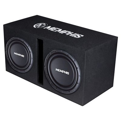 Memphis Audio SRX212 Dual 12" Loaded SRX Enclosurese with 250Wx1 Class AB Amplifier