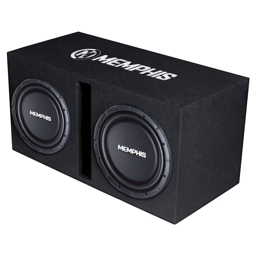Memphis Audio SRX212 Dual 12" Loaded SRX Enclosurese with 250Wx1 Class AB Amplifier