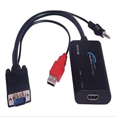 Premium Cord VGA + Audio Converter to HDMI.