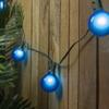 Northlight G50 Globe Satin Finish Christmas String Lights - Blue - 13.75' Green Wire - 15ct view 2