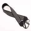 Camera Strap, Black and White Fleur-de-lis view 4