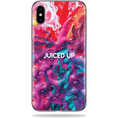 MightySkins Skin Compatible with Apple iPhone Xs Max - Juiced Up | Protective, Durable, and Unique Vinyl Decal wrap Cover | Easy to Apply, Remove, and Change Styles | Made in The USA