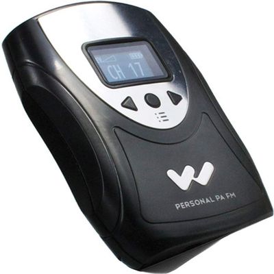 Williams Sound FM R38 PPA SelectView FM Receiver Fits All Williams Sound 72-76 MHz Wide-Band Transmitters, High-Resolution 1" OLED Screen, Rechargeable
