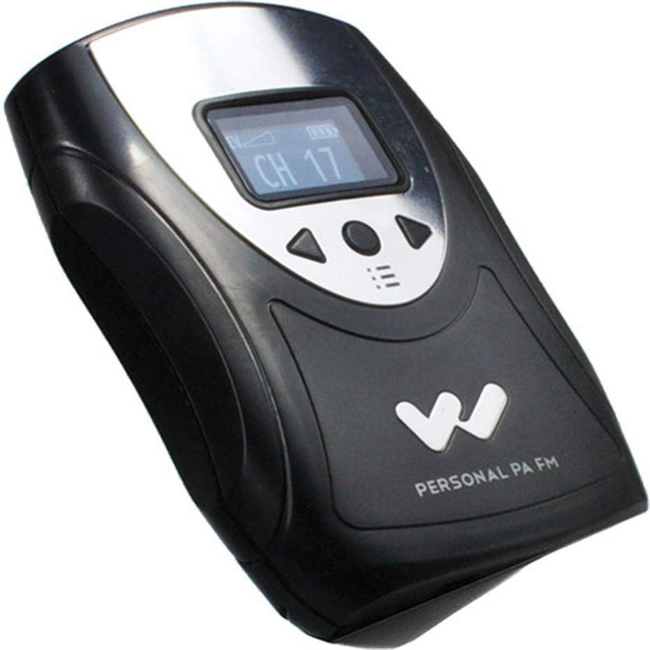Williams Sound FM R38 PPA SelectView FM Receiver Fits All Williams Sound 72-76 MHz Wide-Band Transmitters, High-Resolution 1" OLED Screen, Rechargeable