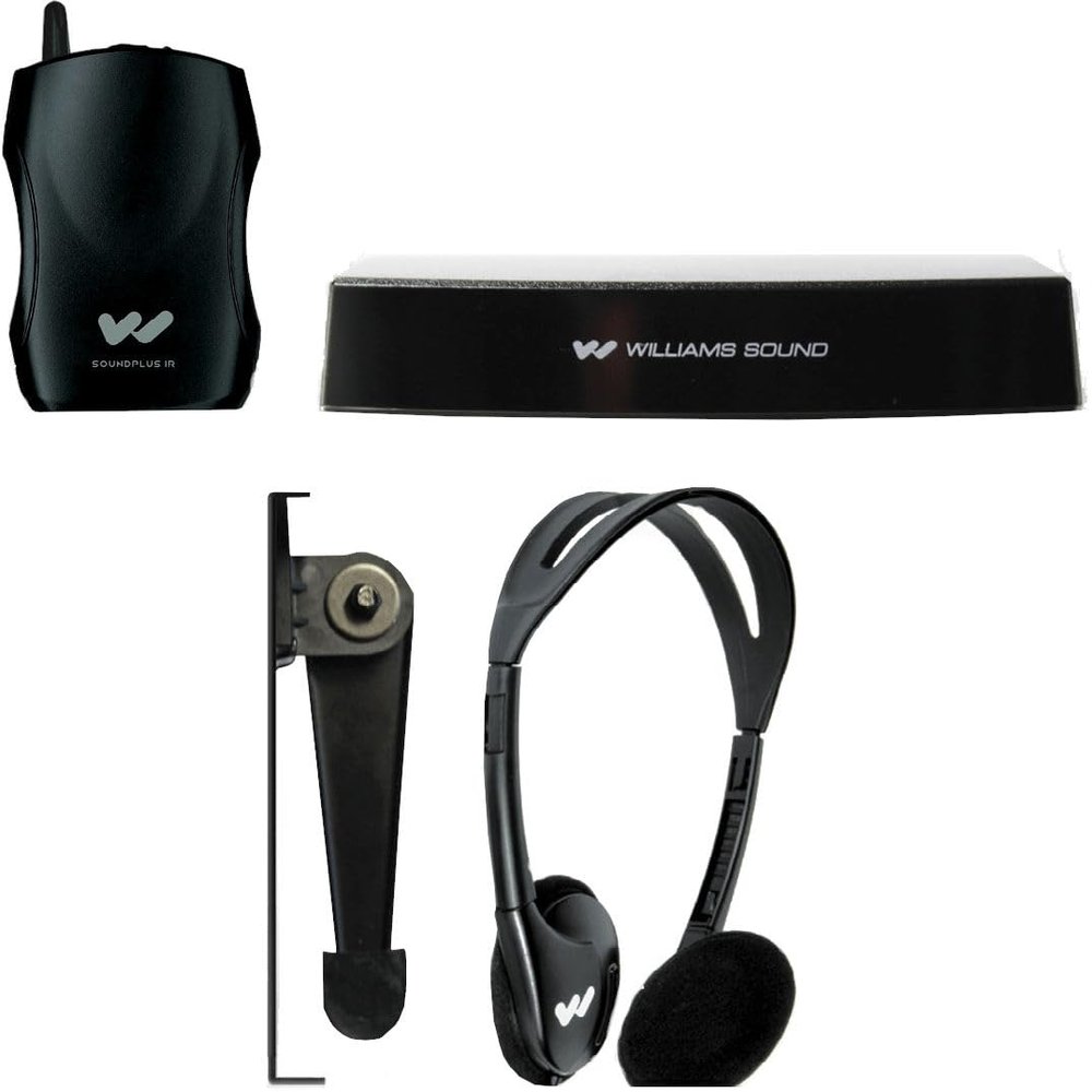 Williams AV IR SY1 Small-Area IR System for Individuals; LEDs Display Power Status and Audio Input; Power with A/C Power Supply or Standard USB Port on a TV; Coverage Area of Up to 1300 Square Feet