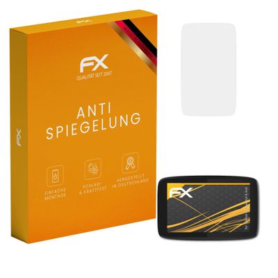 atFoliX Screen Protector compatible with TomTom GO Essential 6 inch Screen Protection Film, anti-reflective and shock-absorbing FX Protector Film (3X)