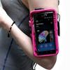 Navitech Pink Running/Jogging/Cycling Water Resistant Sports Armband Suitable Compatible with The Sony Zperia XA2 view 2