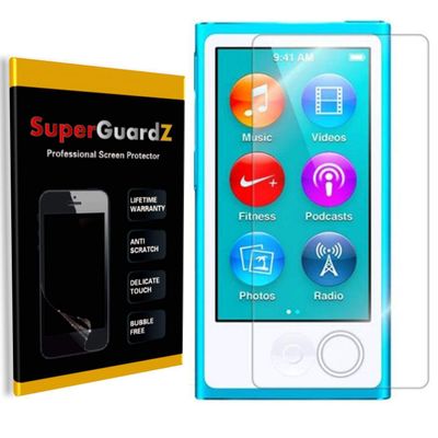 [8-Pack] for iPod Nano 7 (7th Gen) Screen Protector, SuperGuardZ, Anti-Glare, Matte, Anti-Fingerprint, Anti-Scratch, Anti-Bubble [Lifetime Replacement]