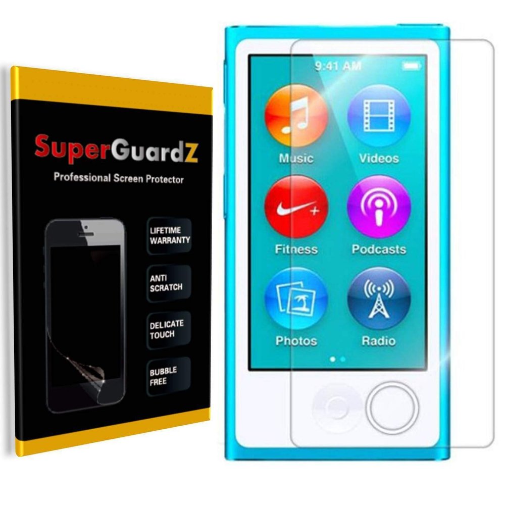 [8-Pack] for iPod Nano 7 (7th Gen) Screen Protector, SuperGuardZ, Anti-Glare, Matte, Anti-Fingerprint, Anti-Scratch, Anti-Bubble [Lifetime Replacement]