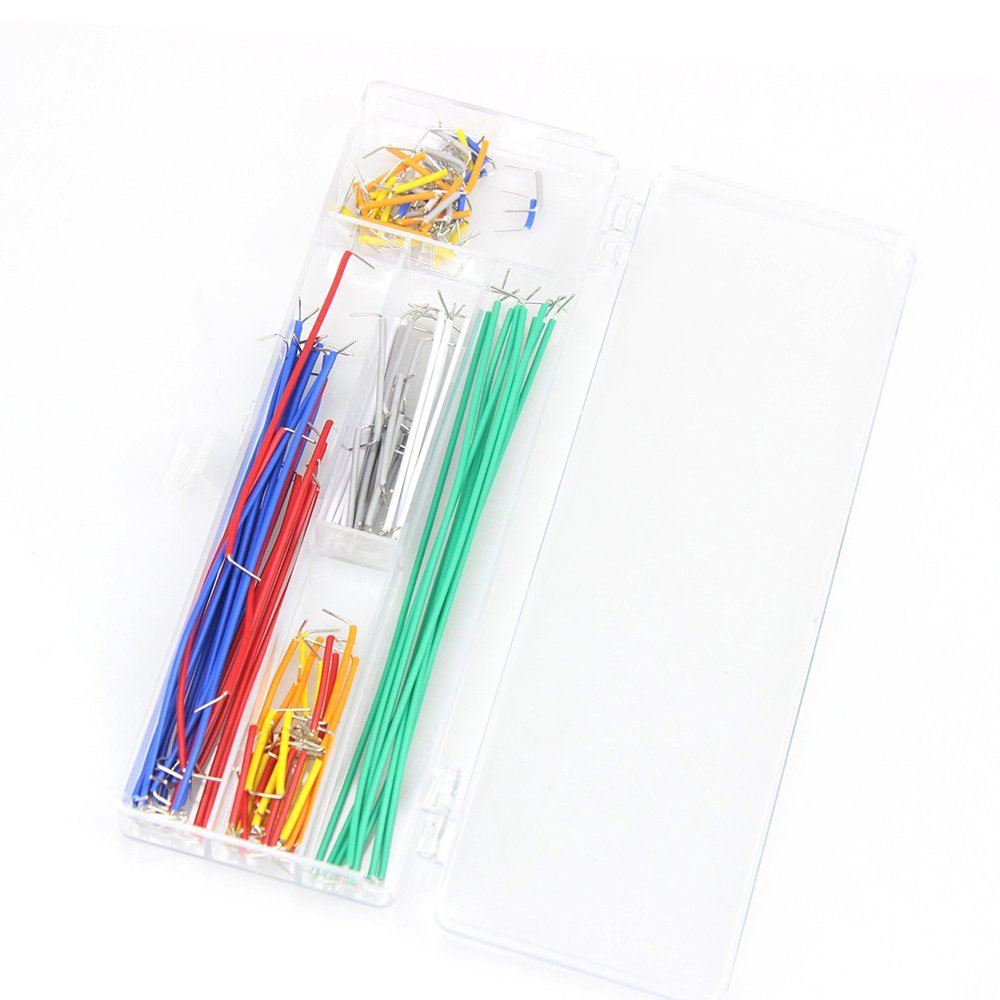 AFCN 140 pcs U Shape Solderless Breadboard Jumper Cable Wire Kit Shield for arduino DIY Kit