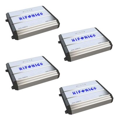 Hifonics Zeus 1800-Watt Max Class D Monoblock Car Audio Amplifier (4 Pack)