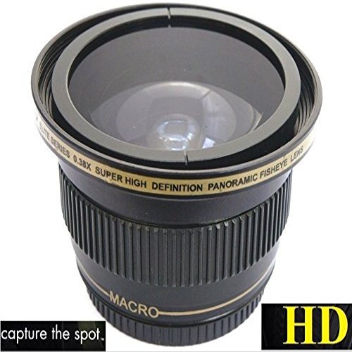 Super Wide Hi Def Fisheye Lens for FujiFilm X-T3 (58mm Compatible)