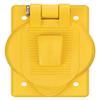Hubbell Wiring Device-KELLEMS Weatherproof Cover, 4-9/16" Height, 2-55/64" Width, Number of Gangs: 1 view 1