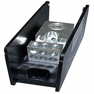 MERSEN Power Distribution Block, 310 Max. Amps, Number of Poles: 1