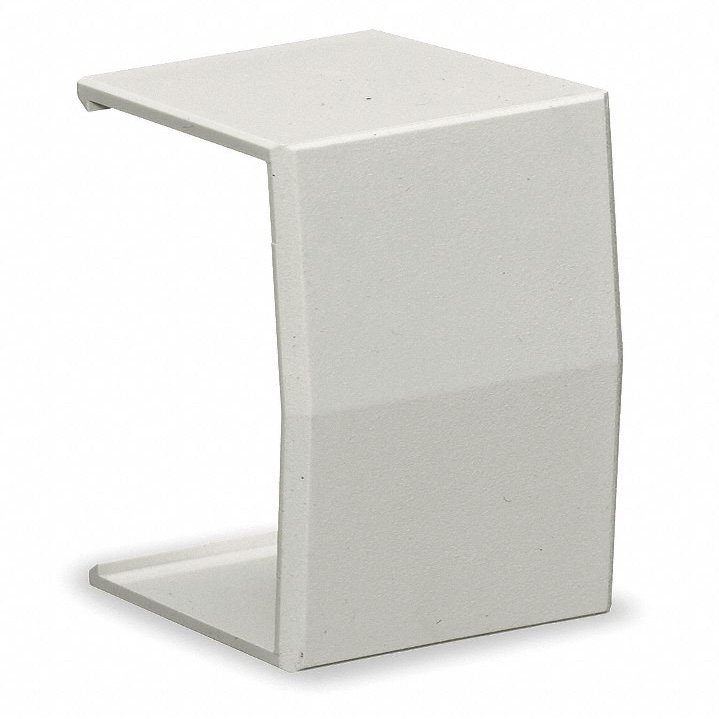 Hubbell Wiring Device-KELLEMS PVC Splice Cover for Use with Wall-Trak Raceway, White