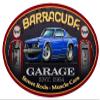 1964 1965 1966 Plymouth Barracuda Classic Car-toon Wall Art Graphic Decal Sticker (3 Foot) view 1