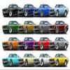 1964 1965 1966 Plymouth Barracuda Classic Car-toon Wall Art Graphic Decal Sticker (4 Foot) view 4