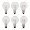 Snnalosses 20 Watt Wax Melt Warmer Light Bulbs for Scentsy Mid-Size Wax Warmer and Candle Warmers,120 Volt/E12 Clear Light Bulbs,Warmwhite,Long Last Lifespan,6Packs view 1