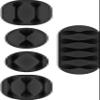goobay 70683 Storage and Fixing Cables Set of 5 Black view 1