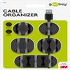 goobay 70683 Storage and Fixing Cables Set of 5 Black view 2