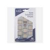 KasaWare K313SN-10 Flared Foot Square Knob, Satin Nickel - 10 Pack view 2
