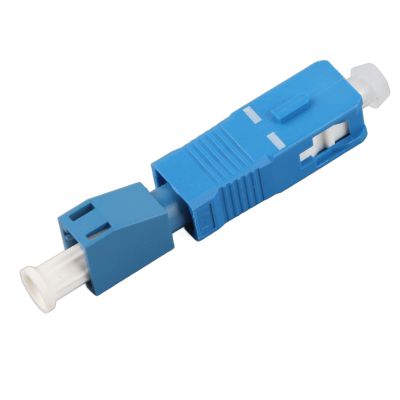 Hilitand SC to LC Adaptor, SC Male to LC Female Single Mode Fiber Optic Optical Adaptor Converter for Network & Optical Communication SC Lc
