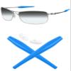 Mryok Replacement Earsocks Nosepiece for Oakley Crosshair 2.0 OO4044 Sunglass - Sky Blue view 1