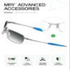 Mryok Replacement Earsocks Nosepiece for Oakley Crosshair 2.0 OO4044 Sunglass - Sky Blue view 3
