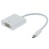 MyCableMart 4inch USB 3 Type C Male to VGA Female Adapter Cable view 1