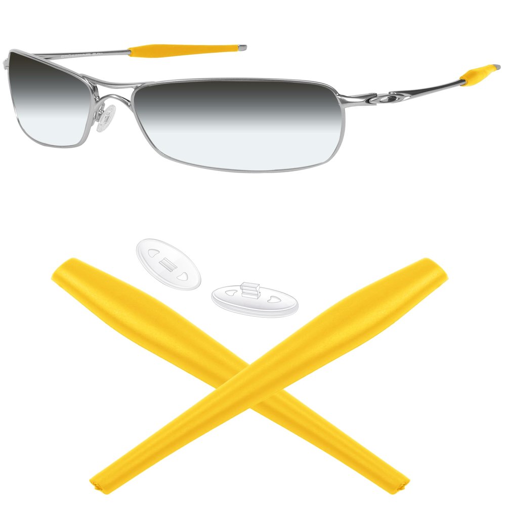 Mryok Replacement Earsocks Nosepiece for Oakley Crosshair 2.0 OO4044 Sunglass - Yellow