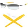 Mryok Replacement Earsocks Nosepiece for Oakley Crosshair 2.0 OO4044 Sunglass - Yellow view 1