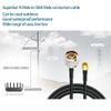 Superbat Type N to SMA Cable Low Loss N Male to SMA Male with Weatherproof Connectors RG58 Cable12feet,3.5M 50 ohm for Celling Antenna ADS-B Receiver etc. view 3