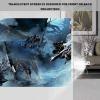 Projector Screen 16: Portable White Projection Curtain for Indoor and Outdoor Movies 84 Inch Foldable Lightweight Screen for Front or Back Projection view 3