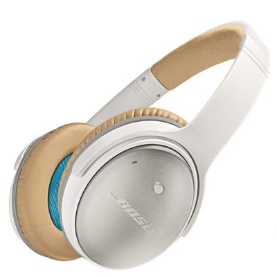 Bose QuietComfort 25 Acoustic Noise Cancelling Headphones for Apple devices, White(wired, 3.5mm) (Renewed)