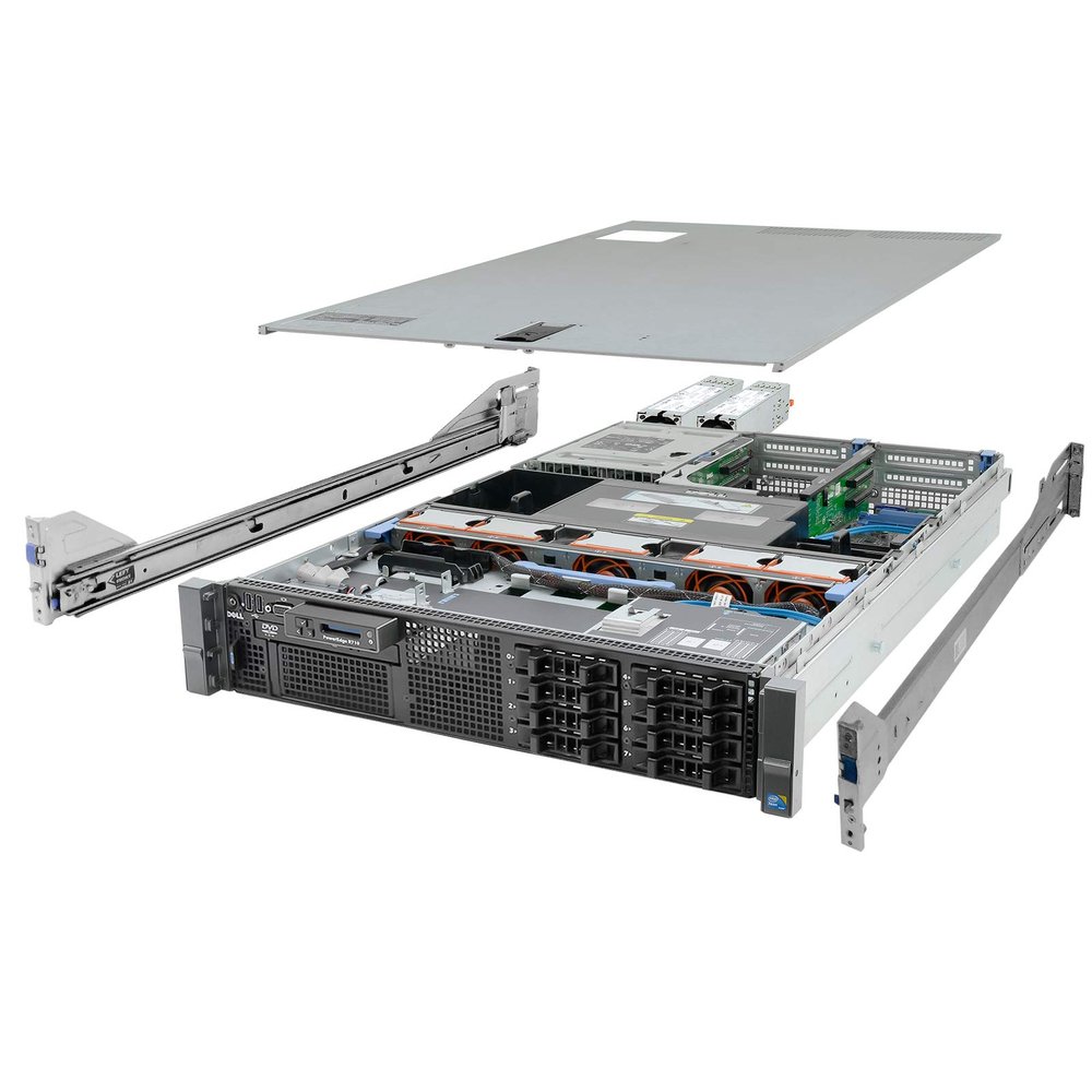 DELL PowerEdge R710 Server 2X 3.47Ghz X5690 6C 288GB 3X 1TB SAS Premium (Certified Refurbished)