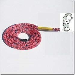 Super Anchor 50' 12-Strand Deluxe Lifeline - Snaphook & NO Rope Grab 4034