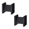 Hayami Kosan SB-946 Speaker Base, Set of 2, Black view 1