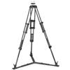 Manfrotto 3-Section Carbon Fiber Twin Leg Video Tripod with 100/75mm Bowl and Ground Spreader view 2