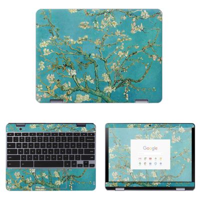 Decalrus - Protective Decal Floral Skin Sticker for Samsung Chromebook Plus XE521 XE521QAB XE525QBB (12.2" Screen) case Cover wrap SAchrmbk12_XE521-230