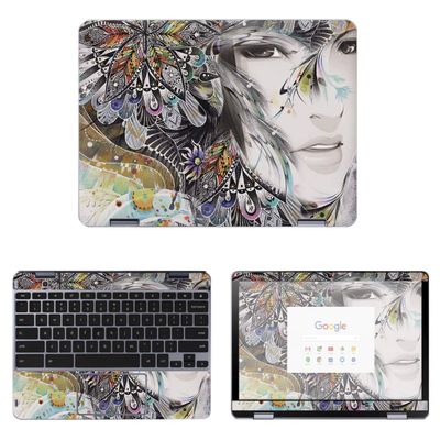 Decalrus - Protective Decal Skin Sticker for Samsung Chromebook Plus XE521 XE521QAB XE525QBB (12.2" Screen) case Cover wrap SAchrmbk12_XE521-53