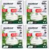 Feit Electric BPESL13T/GU24 Compact Fluorescent Lamp; 13 W; Spiral Lamp; GU24 Twist and Lock Lamp Base; 900 Lumens; Average Life Up To 10000 Hours; Pack of 4 view 1