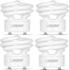 Feit Electric BPESL13T/GU24 Compact Fluorescent Lamp; 13 W; Spiral Lamp; GU24 Twist and Lock Lamp Base; 900 Lumens; Average Life Up To 10000 Hours; Pack of 4 view 2