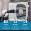 IronBox Electric - Heavy-Duty C20 to C21 Power Cable - 20A, 250V, 12/3 AWG - IEC 60320 Computer Power Supply Extension Cord - PSU Wire Connectors - UL Listed C20 Plug to C21 Connector (Blue, 5 Foot) view 4
