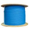 1000 Foot Bulk Shielded Cat6a Ethernet Cable, F/UTP, Stranded Copper, Spool, 26AWG, 500Mhz, 10Gig Network Patch Cable, 1000 feet Spool, Blue, CableWholesale view 1