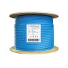 1000 Foot Bulk Shielded Cat6a Ethernet Cable, F/UTP, Stranded Copper, Spool, 26AWG, 500Mhz, 10Gig Network Patch Cable, 1000 feet Spool, Blue, CableWholesale view 2