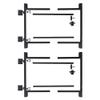 Adjust A Gate Steel Frame Gate Adjustable Building Kit for Doorway and Driveway, 36 to 60 Inches Wide and 4 Inches High, 2 Pack view 1