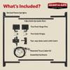 Adjust A Gate Steel Frame Gate Adjustable Building Kit for Doorway and Driveway, 36 to 60 Inches Wide and 4 Inches High, 2 Pack view 3