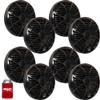 Wet Sounds Bundle: Four Pairs of SW-650-B Black Grill 6.5" Marine Speakers, 100 Watts RMS Each view 1