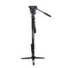 Benro Aluminium #3 MCT38AF Monopod 4 Sections 3 Leg Base Flip Lock S4 Head (MCT38AFS4) view 1