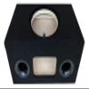 Custom Ported/Vented Sub Box Subwoofer Enclosure for 1 Sundown X-15 Subwoofer with Plexiglass Window ~ Recessed Sub ~ 32Hz view 1